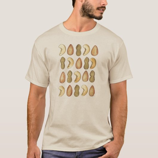 Cashew, Almond, Peanut Tee Shirt (Voorkant)