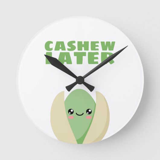 Cashew later ronde klok (Voorkant)
