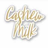 Cashew Milk Opslag Sticker (Voorkant)