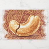 Cashew, Sticker voor voedselcontainer van Natasha  (Enkel label)