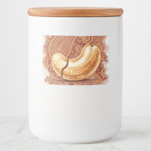 Cashew, Sticker voor voedselcontainer van Natasha  (Voorkant)
