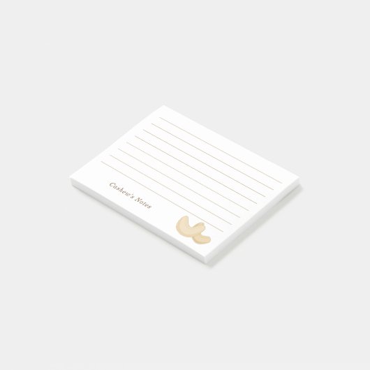 Cashew Sticky Notes (Schuin)