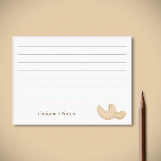 Cashew Sticky Notes