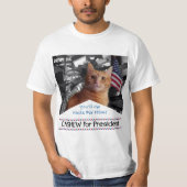Cashew voor President T-shirt (Voorkant)