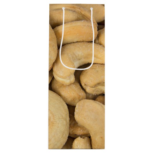 cashewnotenpool wijn cadeautas (Voorkant)