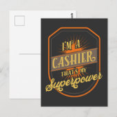 Cashier Briefkaart (Voorkant / Achterkant)