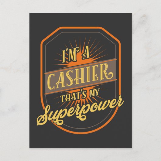 Cashier Briefkaart (Voorkant)