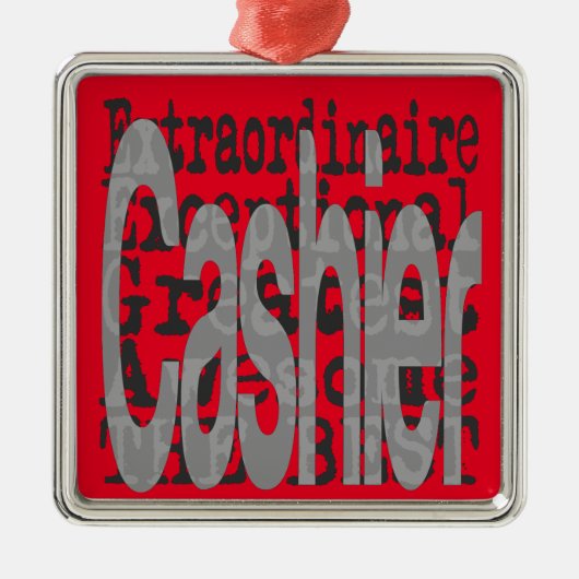 Cashier Extraordinaire Metalen Ornament (Voorkant)