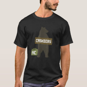 Cashiers North Carolina NC Schattige Lifting Beer  T-shirt