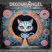 Cashire Cat #2 Decoupage Tissuepapier