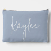 Cashmere Blue Personalized Bridal Party Pouch Gift Etui (Voorkant)