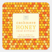 Cashmere Honey Reed Diffuser Label (Voorkant)