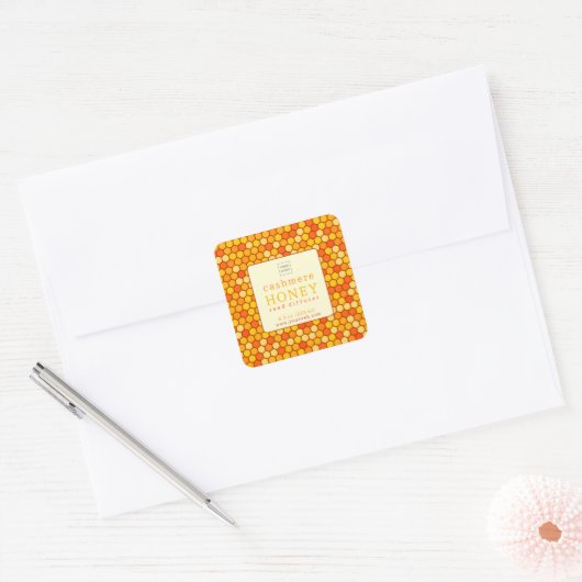 Cashmere Honey Reed Diffuser Label (Envelop)