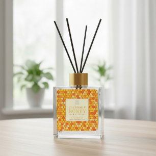 Cashmere Honey Reed Diffuser Label