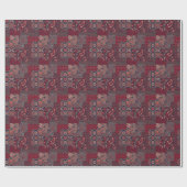 Cashmere Paisley Silk: Abstracte patchwork Cadeaupapier (Vlak)