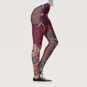 Cashmere Paisley Silk: Abstracte patchwork Leggings (Rechts)