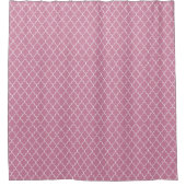 Cashmere Pink Quatrefoil Douchegordijn (Voorkant)
