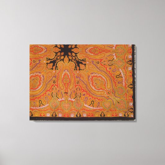 Cashmere scarf, c.1870-80 canvas afdruk (Voorkant)
