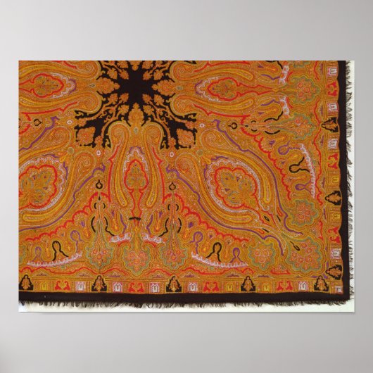 Cashmere scarf, c.1870-80 poster (Voorkant)