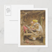 Cashmere Shawls: Weaving, 1863 (chromolitho) Briefkaart (Voorkant / Achterkant)