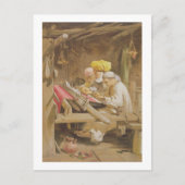 Cashmere Shawls: Weaving, 1863 (chromolitho) Briefkaart (Voorkant)