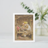 Cashmere Shawls: Weaving, 1863 (chromolitho) Briefkaart (Staand voorkant)