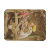 Cashmere Shawls: Weaving, 1863 (chromolitho) Magneet (Horizontaal)