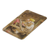 Cashmere Shawls: Weaving, 1863 (chromolitho) Magneet (Linkerzijde)