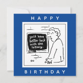 Cashpoint ATM en Klant bij de Cartoon van de Bank Kaart (Voorkant)