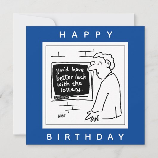 Cashpoint ATM en Klant bij de Cartoon van de Bank Kaart (Voorkant)