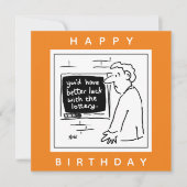 Cashpoint ATM en Klant bij de Cartoon van de Bank Kaart (Voorkant)