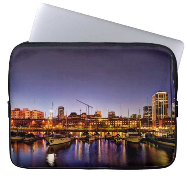 Casi De Noche - bijna nacht Laptop Sleeve (Voorkant)