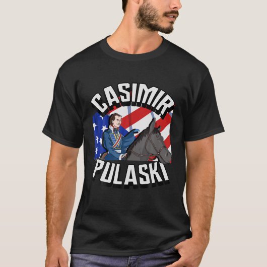 Casimir Pulaski Dag Poolse Chicago Parade Geschenk T-shirt (Voorkant)