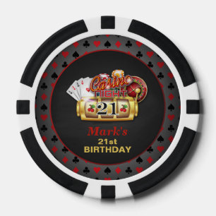 Casino 21e verjaardag poker chip