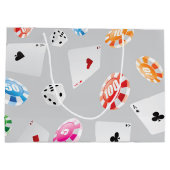 Casino, accessoires spellen patroon 8 groot cadeauzakje (Achterkant)