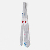 Casino, accessoires spellen patroon 8 stropdas (Achterkant)