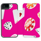 Casino, accessoires voor games 7 incipio iPhone portemonnee hoesje (Agenda Open)