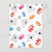 Casino, accessoires voor games briefkaart (Voorkant)