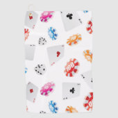 Casino, accessoires voor games golfhanddoek (Voorkant)
