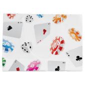 Casino, accessoires voor games groot cadeauzakje (Achterkant)
