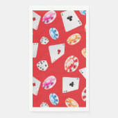 Casino, accessoires voor games patroon 5 servet (Voorkant)