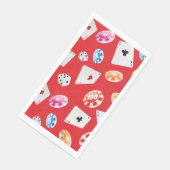 Casino, accessoires voor games patroon 5 servet (Hoek)