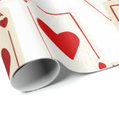 Casino Ace of Hearts Gift Wrapping Paper Cadeaupapier (Rol Hoek)
