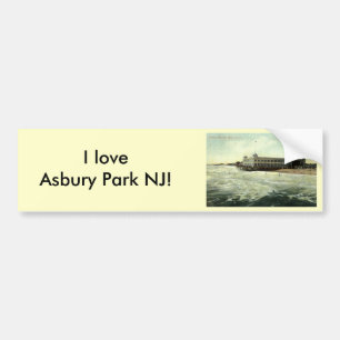 Casino, Asbury Park NJ 1910 Bumpersticker
