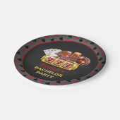Casino Bachelor Party Paper Bord (Gekanteld)