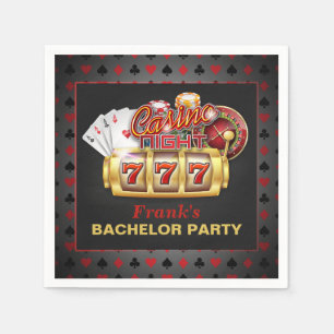 Casino Bachelor Party Paper Napkins Servet