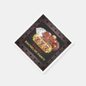 Casino Bachelor Party Paper Napkins Servet (Hoek)