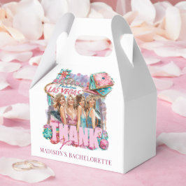 Casino Bachelorette Luxe roze meisjes Bedankdoosjes