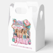 Casino Bachelorette Luxe roze meisjes Bedankdoosjes (Geopend)