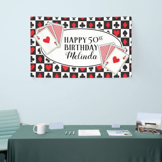 Casino Birthday Party Banner (Beurs)